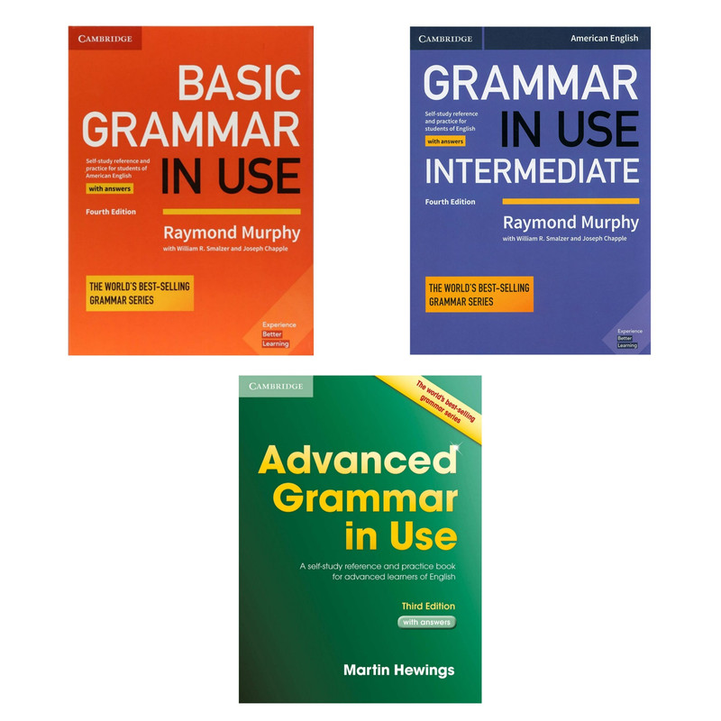 کتاب Grammar in Use اثر جمعی از نویسندگان انتشارات کمبریج 3جلدی